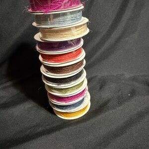 Multi-Color Decorative Jute Twine Spool Set for Home & Party Crafts